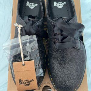NWT Dr. Martens Black Glitter 1461